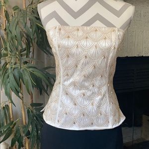 WHBM corset top